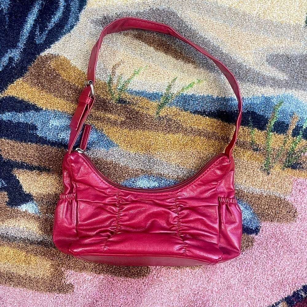 Y2K MINI BAG PURSE FAUX LEATHER